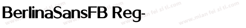 BerlinaSansFB Reg字体转换